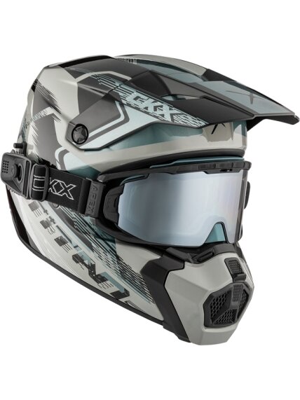 CKX Helmet Titan AMS Concordia Grey Gloss + Goggles