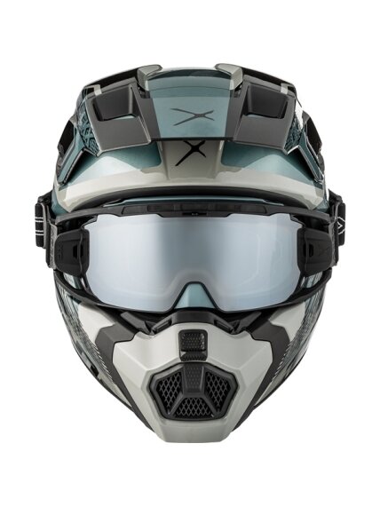 CKX Helmet Titan AMS Concordia Grey Gloss + Goggles 8 CKX Helmet Titan AMS Concordia Grey Gloss + Goggles 8