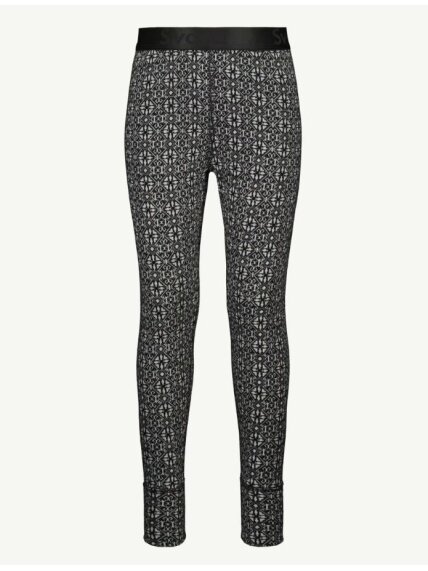 SVALA Merino Design Kids layer set Jacquard black/white 1