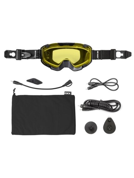 CKX Goggle 210° Original Heated black/yellow lens 1