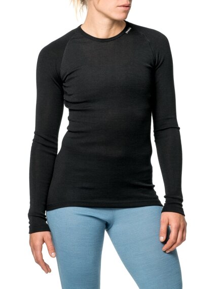 Woolpower Crewneck Merino base layer black 4
