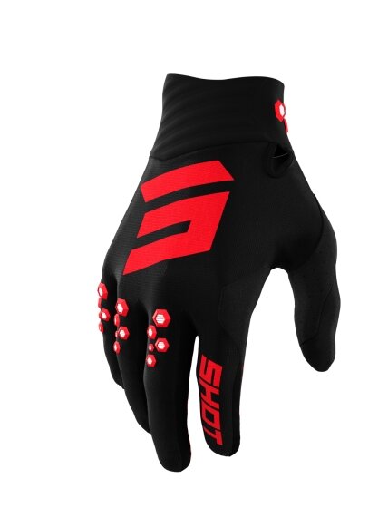 SHOT Gloves Contact Red