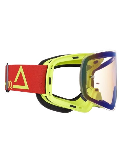 AMOQ MX Goggles Vision Magnetic Red-HiVis - Gold Mirror 1 AMOQ MX Goggles Vision Magnetic Red-HiVis - Gold Mirror 1