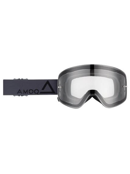 AMOQ MX Goggles Vision Magnetic Dark Grey-Black - Clear AMOQ MX Goggles Vision Magnetic Dark Grey-Black - Clear