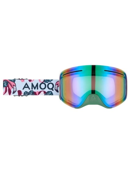 AMOQ Vision Vent+ Magnetic Goggles Tropical - Green Mirror
