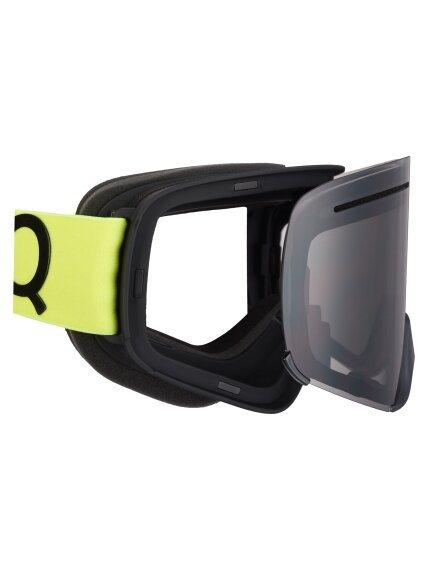 AMOQ Vision Vent+ Magnetic Goggles HiVis/Black - Smoke 2 AMOQ Vision Vent+ Magnetic Goggles HiVis/Black - Smoke 2