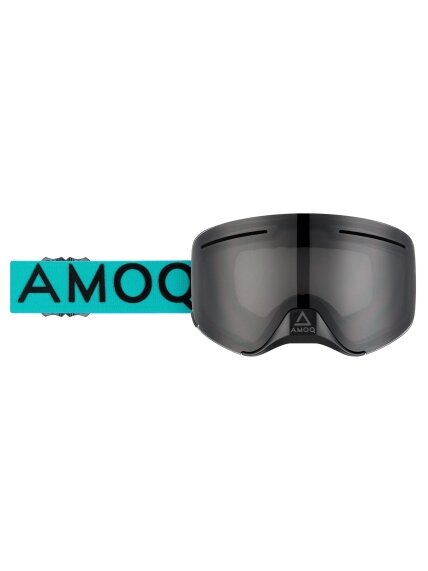AMOQ Vision Vent+ Magnetic Goggles Turqoise/Black - Smoke