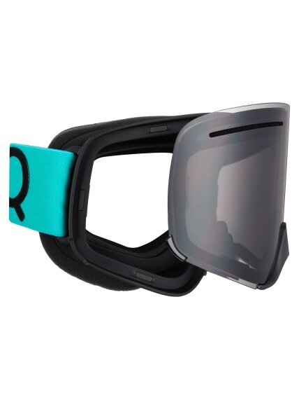 AMOQ Vision Vent+ Magnetic Goggles Turqoise/Black - Smoke 1 AMOQ Vision Vent+ Magnetic Goggles Turqoise/Black - Smoke 1