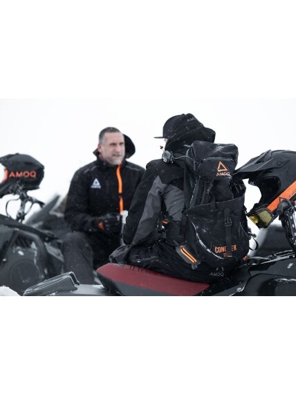 AMOQ Conquer 25L Backpack Black/Orange 3