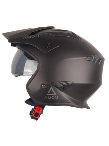 AMOQ Blister Jet Helmet Black AMOQ Blister Jet Helmet Black