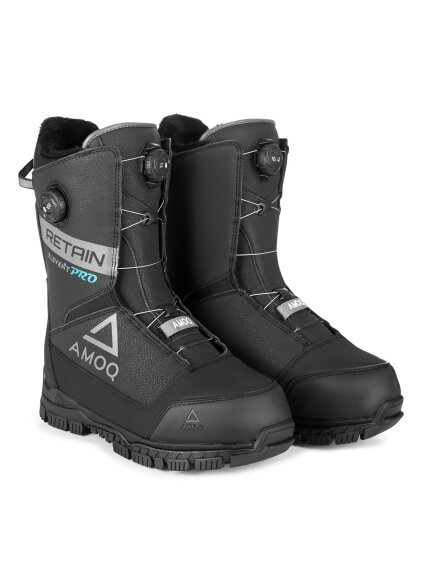 AMOQ Retain Dual Opti-Fit lacing Boots Black/Grey