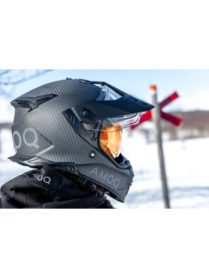 AMOQ Recoil Electric visor Carbon ADV helmet Blackout 3 AMOQ Recoil Electric visor Carbon ADV helmet Blackout 3