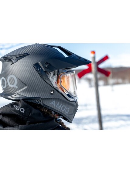 AMOQ Recoil Electric visor Carbon ADV helmet Blackout 5 AMOQ Recoil Electric visor Carbon ADV helmet Blackout 5