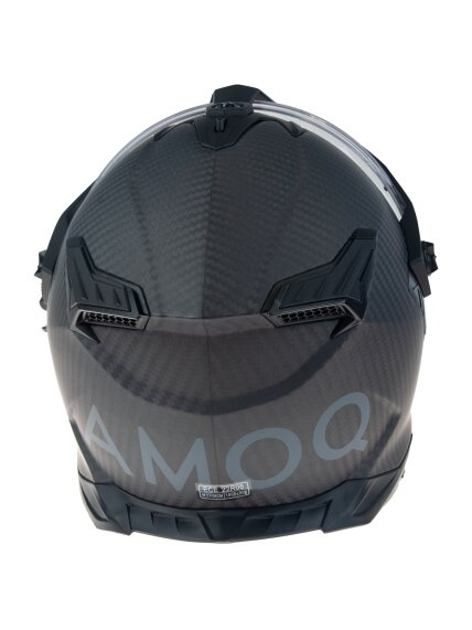 AMOQ Recoil Electric visor Carbon ADV helmet Blackout 2