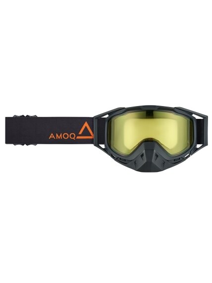 AMOQ Youth Snow Goggles Black-Orange yellow lens AMOQ Youth Snow Goggles Black-Orange yellow lens
