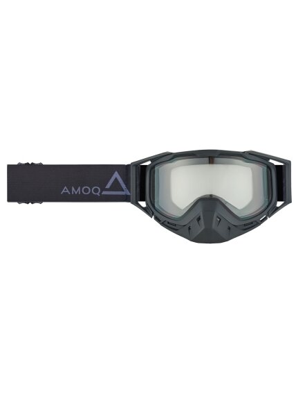 AMOQ Youth Snow Goggles Black-Grey clear lens AMOQ Youth Snow Goggles Black-Grey clear lens