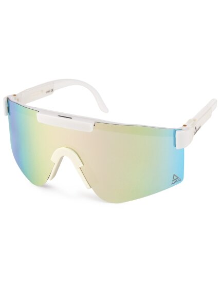 AMOQ Comet Sunglasses White - Pink Mirror AMOQ Comet Sunglasses White - Pink Mirror