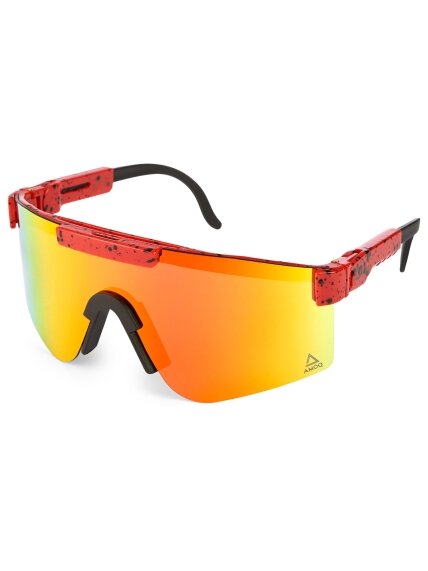 AMOQ Comet Sunglasses Red Splash - Red Mirror AMOQ Comet Sunglasses Red Splash - Red Mirror