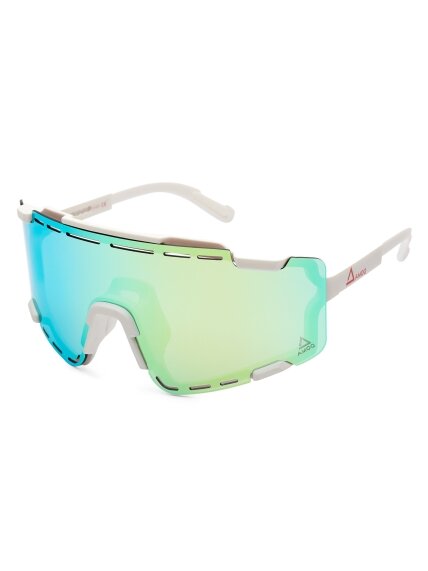 AMOQ Align Performance Sunglasses White - Yellow Mirror