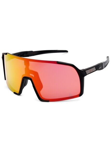 AMOQ Asteroid Sunglasses Black - Purple Red Mirror AMOQ Asteroid Sunglasses Black - Purple Red Mirror