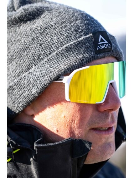 AMOQ Asteroid Sunglasses White - Yellow Mirror 2 AMOQ Asteroid Sunglasses White - Yellow Mirror 2