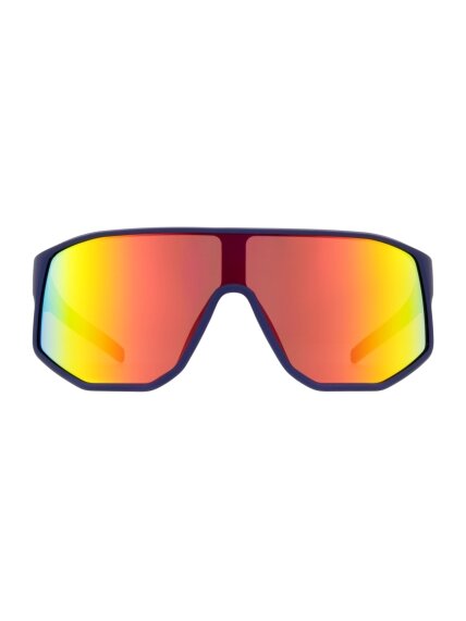 Spect Red Bull Dash Sunglasses Matt Metallic Blue w Red-Gold Mirror