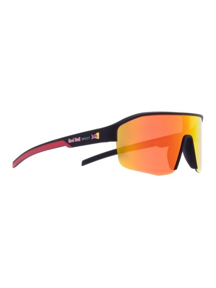 Spect Red Bull Dundee Sunglasses Rubber Black w Red-Org Mirror 1