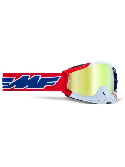 FMF POWERBOMB Goggle US of A - True Gold Lens FMF POWERBOMB Goggle US of A - True Gold Lens