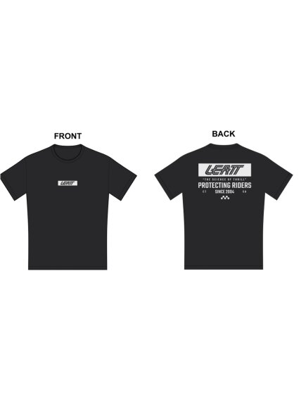 Leatt T-Shirt Promo 2025 Black Leatt T-Shirt Promo 2025 Black