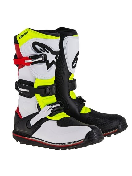 Alpinestars Boot Tech T White/Red/Fluo yellow/Black