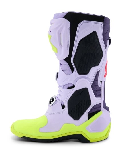 Alpinestars Boot Vented Tech 10 Purple/Fluo Yellow/Pink 2