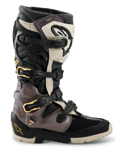 Alpinestars Boot Tech 7 Enduro Drystar Black/Gray/Gold Alpinestars Boot Tech 7 Enduro Drystar Black/Gray/Gold