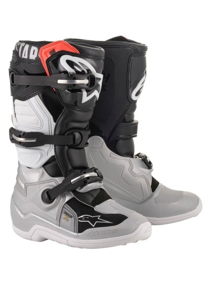 Alpinestars Boot Tech 7s junior Blk/Silv/Wht/Gold Alpinestars Boot Tech 7s junior Blk/Silv/Wht/Gold