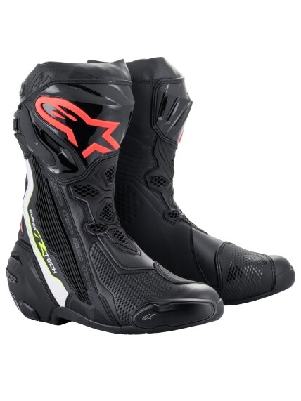 Alpinestars Boot Supertech R v2 Black/White/Red/Yellow