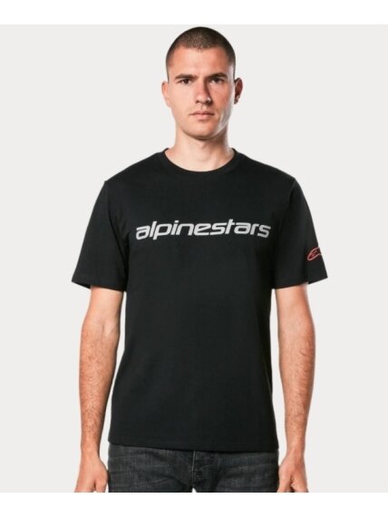 Alpinestars T-Shirt Linear Wordmark 2.0 CSF White/Red/Black Alpinestars T-Shirt Linear Wordmark 2.0 CSF White/Red/Black