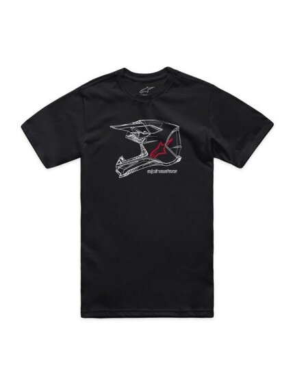 Alpinestars T-Shirt MX Helmet CSF Black Alpinestars T-Shirt MX Helmet CSF Black