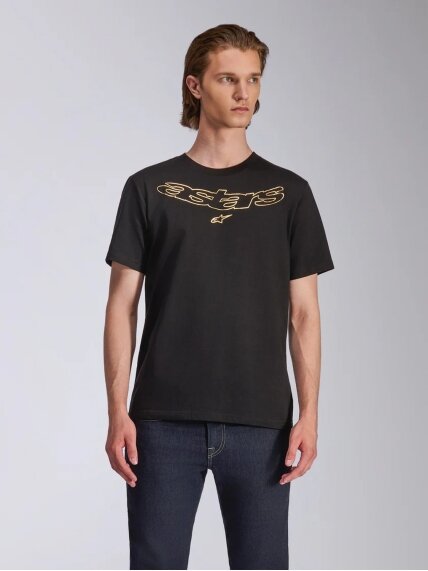 Alpinestars T-Shirt Luxo SS CSF Black 2 Alpinestars T-Shirt Luxo SS CSF Black 2