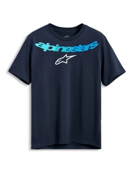 Alpinestars T-Shirt Collared SS CSF Blue Alpinestars T-Shirt Collared SS CSF Blue