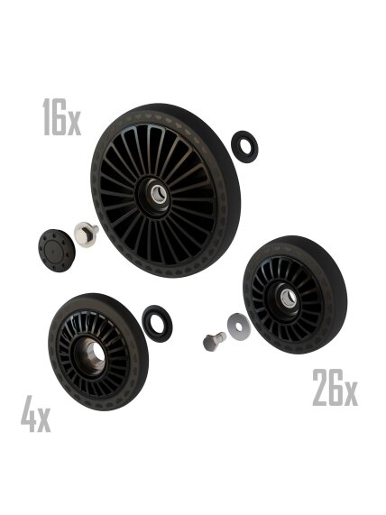 Camso S-Kit - Complete Camso X4S wheels kit Camso S-Kit - Complete Camso X4S wheels kit