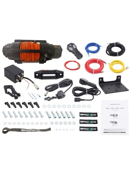 Bronco HDCS WINCH 4500 synthetic line remote control 1 Bronco HDCS WINCH 4500 synthetic line remote control 1