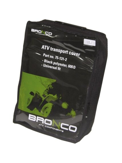 Bronco Cover XL trailerable for ATV black 600D Bronco Cover XL trailerable for ATV black 600D