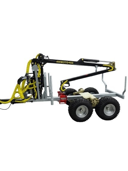 ATV Grapple crane 450-II with wheel drive winch and boom steering ATV Grapple crane 450-II with wheel drive winch and boom steering