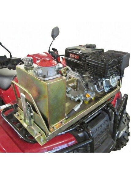 ATV Grapple crane 450-II with wheel drive winch and boom steering 4