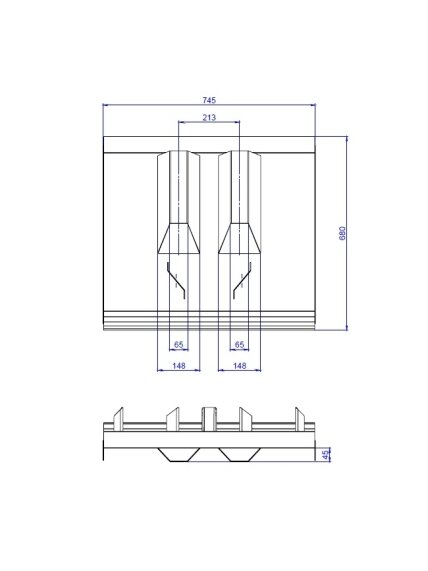 Rival Ski track maker 75x75cm Weight 23.5kg 2