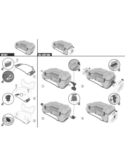Tesseract Transportbox 120L Can Am Outlander G3 500 700 (2024-) 5