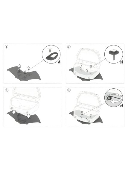 Tesseract Atv box 42L Can Am Renegade 650 1000 2023- 3 Tesseract Atv box 42L Can Am Renegade 650 1000 2023- 3