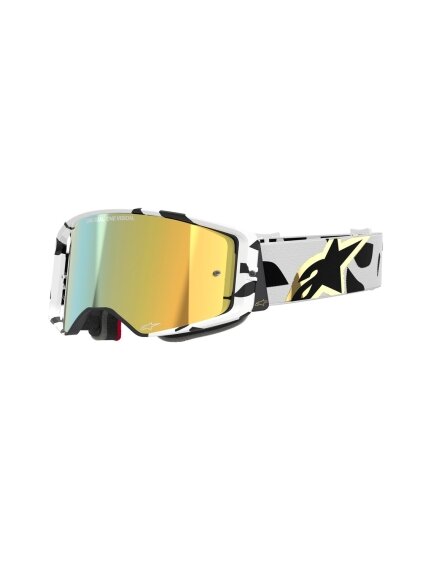 Alpinestars Goggle Supertech CORP WHITE GOLD Mirror GOLD Alpinestars Goggle Supertech CORP WHITE GOLD Mirror GOLD