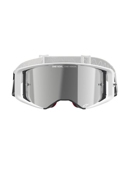 Alpinestars Goggle Supertech CORP WHITE Mirror SILVER 1 Alpinestars Goggle Supertech CORP WHITE Mirror SILVER 1