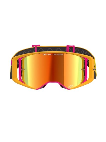 Alpinestars Goggle Supertech CORP YELLOW PINK Mirror Red/ 1 Alpinestars Goggle Supertech CORP YELLOW PINK Mirror Red/ 1