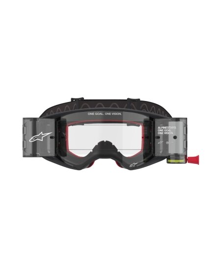 Alpinestars Goggle Supertech CORP Black/ Grey Clear ROLL-OFF 1